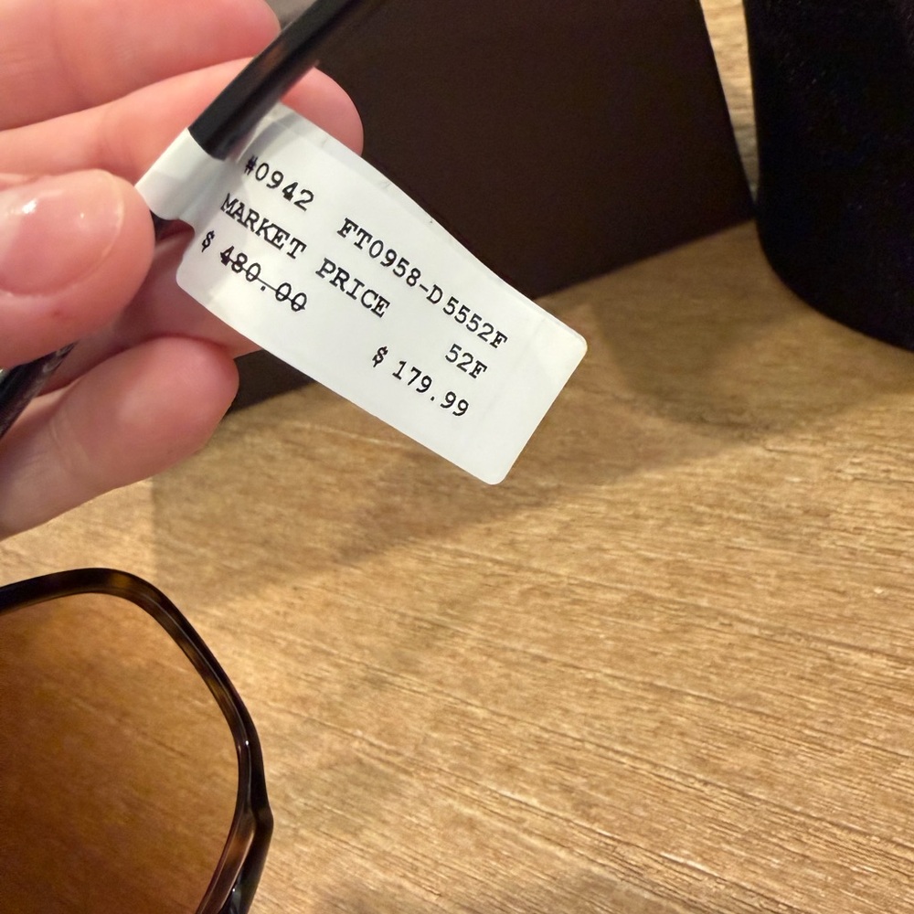 Tom Ford Tortoiseshell Frames With Brown Gradient… - image 3